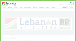 Desktop Screenshot of lebanon-utilities.com